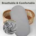 Bassinet Sheets Compatible with Burts Bees, Soft and Breathable Fitted Sheets Compatible with Burts Bees Bassinet, 15 x 33 Inches,2PCS(Sheets Only,No Mattrees)