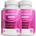 Rosabella Organic Beet Root Capsules - 1300mg Beet Root Powder Aids Healthy Circulation & Vitality, Non-GMO, Beet Root Supplement - 120 Capsules, 60-Day Supply