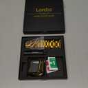 Lerobo Compatible with Apple Watch Band 44mm 42mm 40mm 38mm 41mm 45mm 46m 49mm, Solid Stainless Steel Metal Band with 2 Pack Protective Cover Case for iWtach Series 11 10 9 8 7 6 5 4 3 SE Ultra Men Women (Gold)