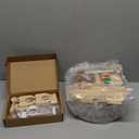 Sonwyoung 18 Pcs Hamster Cage Accessories, Silent Hamster Wheel, 15 Chew Toys Set, Maze Wood House and Water Bottle Set for Rat Mice Small Animals Habitat (Fun Interactive Style)