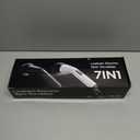 Leebein Electric Spin Scrubber, Cordless Cleaning Brush for Bathroom Shower Tub, IPX7 Waterproof Power Scrubber with 7 Brush Heads, Extendable Long Handle and 2 Speeds Scrubber for Bathtub Floor (Black)