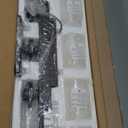 Dining Room Light Fixture/Chandelier Over Table,5-Light Kitchen Island Lighting Hanging for Farmhouse Linear Chandeliers Matte Black Rustic Wood Ceiling Pendant Light Fixtures with Clear Glass Shade