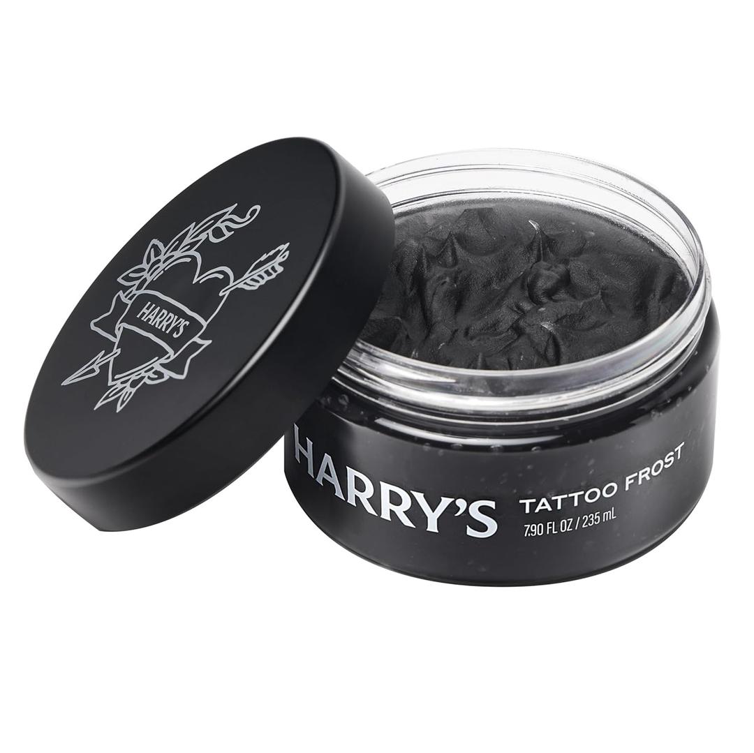 Harry's Tattoo Frost - Tattoo Aftercare Gel for Hydration and Vibrancy - Fragrance-Free, Petroleum-Free, and Non-Greasy - Contains Pro-Vitamin B5
