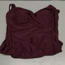 Daci One Piece Swimsuit for Women - Tummy Control Bathing Suit with Scalloped Square Neck Retro Swimwear 2026 (Large, Dark Purple)