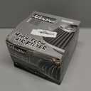 Engine Air Filter 76mm High Flow Mushroom Head Clamp-On Cold Air Intake Filter Closed-Top Cool Air Filter Cleaner with 1 Clamp Silver Tone for Car