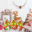 Candy House Balloons Christmas Foil Balloons for Christmas Candy House Themed Party Decoration Supplies Xmas Birthday Decoration Decor Ballons Arch Kits Party Balloon Set 3pcs