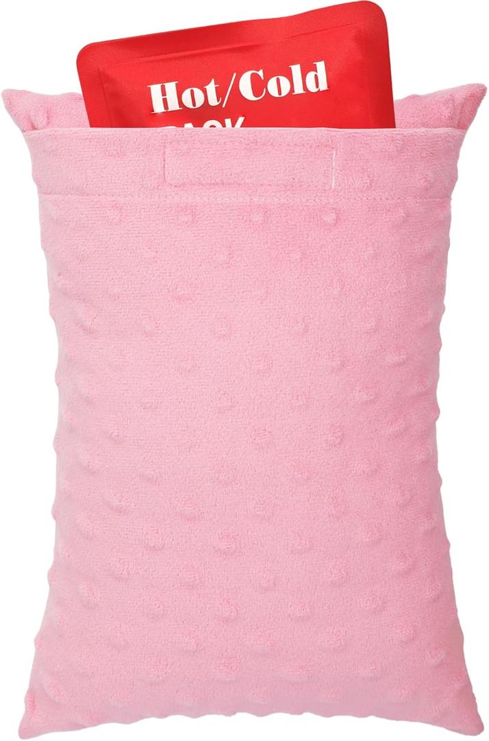 Hysterectomy Pillow Pocket Tummy Pillows, Hysterectomy Recovery Gifts, Ice Pack Not Included, Small Portable Abdominal Cushion After Surgery Post C-Section Women Minky Dot Coral