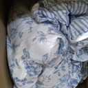 Madison Park Essentials Blue Floral Comforter Set with Sheets Cal King,7pc, California King
