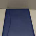 Pacific Mailer Padfolio Portfolio Leather Binder, Interview Legal Document Organizer, Business Card Holder Included Letter Sized Writing Pad [Blue, Piano Noir Faux Leather Matte Finish] (Padfolio (9.75" x 12.5" x 1"))