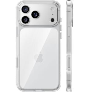 TORRAS for iPhone 17 Pro Max Case Crystal Clear, [AntiYellowing][MilitaryGrade Protection], Ultra Slim Transparent AntiScratch Back, Soft Bumper, NonSlip Protective Phone Cover, Clear 6.9"
