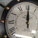 Large Industrial Steampunk Decor Vintage Wall Clock, 23" H x14" W