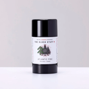 The Black Stuff Mens Deodorant - Pine Mens Natural Deodorants for Odor Protection