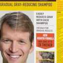 SHAMPOO Just for Men Control GX Grey Reducing for Lighter Shades of Hair, Blonde to Medium Brown, Gradual Hair Color with Keratin, 4 Fl Oz - Pack of 3 (Packaging May Vary)