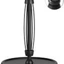 Countertop Paper Towel Holder - One-Handed Tear with Ratchet Mechanism, Weighted Base Degradable Plastic Paper Towel Stand, Black Farmhouse Kitchen Bathroom Decor Accessories