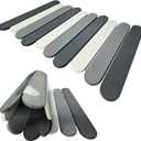 Foldable Stone Bath Mats for Bathroom, Super Absorbent Diatomaceous Earth Bath Mats, Quick Drying Non Slip Mat, 23.6 x 15.5 Inch Folding Grey Bath Stone Mat, Easy Storage and Compact.