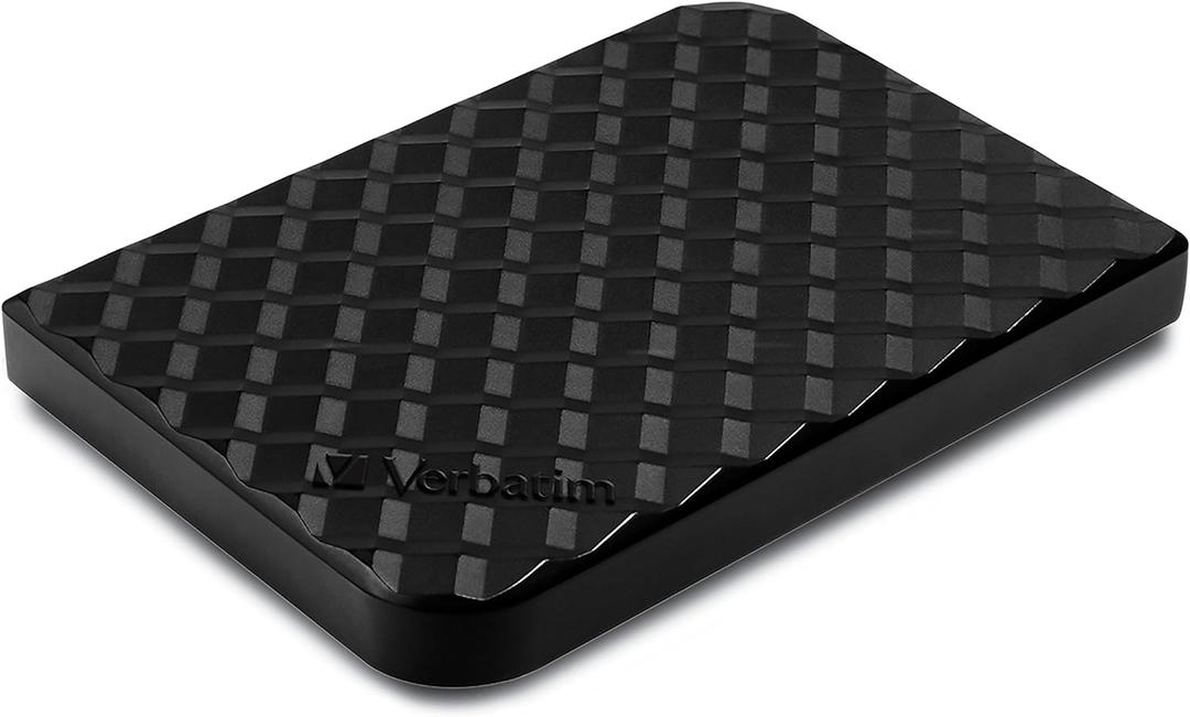 Verbatim 512GB Portable SSD External Hard Drive Store n Go USB 3.2 Gen 1 USB-C Adapter Included - External Solid State Drive