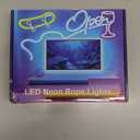 32.8ft LED neon Lights with Remote APP Control IP65 Waterproof Flexible Neon Strip Lights 24V RGB Rope Lights for Bedroom Room Outdoors Dcor