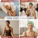 CAPLORD Chemo Cap, Soft Hat for Hair Loss, Headwear for Chemo Patients, Turban Beanie for Cancer Alopecia, Head Cover, Hijab