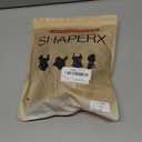 SHAPERX Hourglass Leggings Anti Cellulite Compression Full Body Shapewear Breathable No Roll Down (Small-Medium, Black (Open Bust))