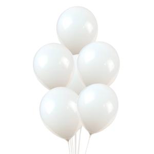 No Brand White Balloons Latex For Decorating 100 PCs 12Inch, White