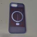 Magnetic for iPhone 17e Case & iPhone 16e Case with Ring Stand, [10 FT Drop Protection] [Velvety Touch] Slim Translucent Matte Back Shockproof Phone Case for iPhone 17e 6.1'', Sierra Blue