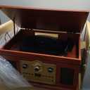 iLive 6-in-1 Bluetooth Turntable Music System, (ITTB610LW)