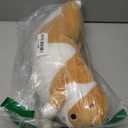 Cute Cat Plush Long Body Pillow Soft Cartoon Stuffed Animal Doll, Kawaii Cat Plushie Cuddle Toy for Kids, Girls & Girlfriend (Brown, 19.7 Inch)