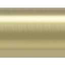 Umbra Cappa Curtain Rod  1-Inch Drapery Rod Extends from 36 to 66 Inches, Includes 2 Matching Finials, Brackets & Hardware, Brass