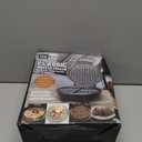 FineMade 7 Inches Round Classic Waffle Maker Machine, Mini Waffle Maker, Nonstick Waffle Irons, Thin Waffle Maker Crispy, Black