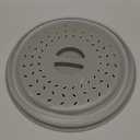 Microwave Splatter Cover Collapsible Microwave Cover for Food, Easy Grip Fruit Drainer BPA-Free Dishwasher Safe 10.5 inch,Grey