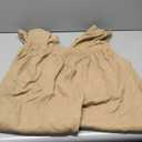 LYANER Women's 2 Piece Outfits Button Down Long Sleeve Shirt and Wide Leg Pants Set XL