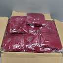 36 PCS Waterproof Stretch Spandex Folding Chair Covers, Dining Room Chair Slipcovers Protector for Wedding, Banquet, Party, Holidays, Celebration and DecorationBurgundy