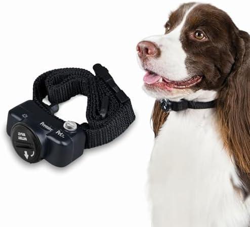 Premier Pet In-Ground Add-A-Dog Collar - Add-On In-Ground Electric Fence, Adjustable Waterproof Collar for Small, Medium, & Large Dogs, 4 Static Correction Levels, Replaceable Battery, 2 Pack
