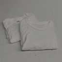 Levi's Men's Slim Fit Crewneck T-Shirt (2-Pack) (Small, White + White)