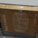 SMUG Heavy-Duty Iron Dog Playpen  16 Panel 32 Durable, Rust-Resistant Pet Fence for Indoor & Outdoor Use, Secure & Spacious Pet Play Area for Dogs, Puppies & Small Animals (Black)