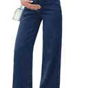 BLENCOT Maternity Jeans for Women High Waist Straight Leg Pregnancy Denim Pants with Pockets, XL