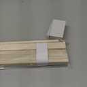 LazBlinds 1" Vinyl Mini Blinds for Doors, Cordless French Door Blinds for Privacy, Light Filtering Privacy Horizontal Shades for Front Door Patio Sidelight Glass Door, 28" W x 72" H, Beige