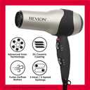 REVLON Turbo Hair Dryer | 1875 Watts of Maximum Shine, Fast Dry (Silver)