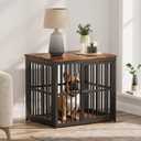 Lyromix 27'' Dog Crate Furniture with 3 Doors for Puppy Small Dogs