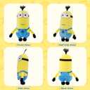 MINISO 10" Minions Stuffed Animals Plush Toys (Kevin) Kawaii Soft Cute Sleeping Plushies Bedding Pillow for Kids Toddler Toys Boys Girls