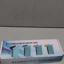 Vanloory Hand Towel Holder, Strong Self Adhesive Hand Towel Ring, Thicken SUS304 Stainless Steel Hand Towel Bar/Rack, No Drilling Modern Hand Towel Hanger (Matte Black, 9 in)