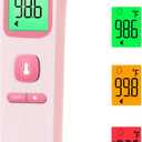 No-Touch Thermometer for Adults and Kids, Digital Accurate Baby Thermometer with Fever Alarm, 1 Second Fast Result, Easy to use, 2 in 1 Mode