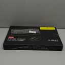 Wireless Keyboard and Mouse Combo, 2.4G Full Size Wave Keys Ergonomic Keyboard with Wrist Rest and 3-Level DPI Adjustable Wireless Ergonomic Mouse for Windows, Mac OS Desktop/Laptop/PC(Black)