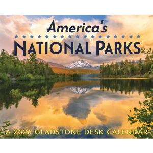 Gladstone Media, Americas National Parks 2026 Desk Calendar