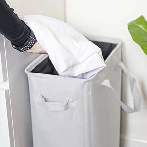 Laundry Basket with Removable Wash Bag, Collapsible Rolling Laundry Hamper, Foldable Clothes Organizer, Folding Washing Bin, 

26"×13"×19"