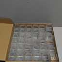 BAIPOK 36pcs Square Chair Leg Floor Protectors, Furniture Felt Pads for Hardwood Floors, Furniture Sliders for Chair Legs, Floor Protectors for Chairs, Silicone Chair Leg Caps Cover, Large, Clear (Square L (1.25'' -1.60''))