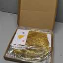 6 Pcs Graduation Party Decorations 1920s 2 Tier Tinsel Chandelier Foil Fringe Tassels Trim Shiny Hanging Ceiling Fringe Banners for 1920s Disco Birthday Grad Party Props(Gold)