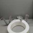 Carex Health Brands Hinged Elongated Toilet Seat Riser, Adds 3.5 Inches of Height to Toilet, 300 Pound Weight Capacity, Raised Toilet Seat, White (FGB32100 0000)