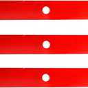 60" Lawn Mower Blades for Exmark Lazer Z Heavy Duty Notched High Lift Replaces 103-6403, 103-6403-S 3-Pack