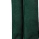 Knee High Boots Wide Calf Women Long Suede Square Toe Bootie Tall Cute Slouchy Fashion Boots Ladies Fall Booties (6, Dark Green)